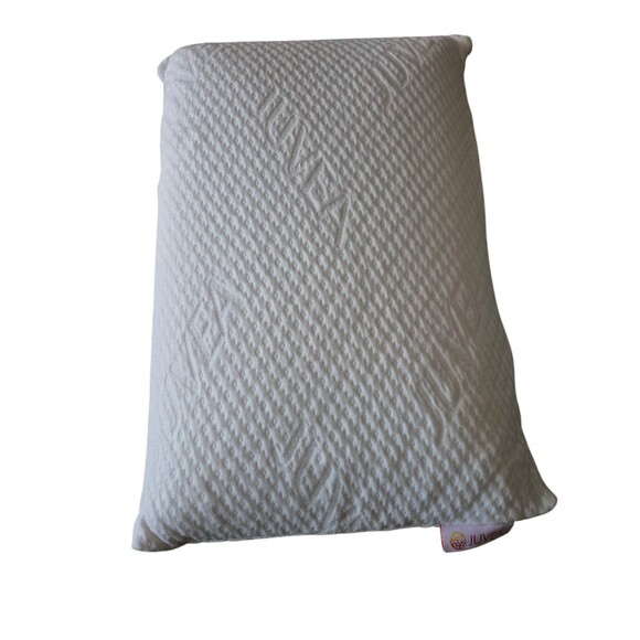 Natural Solid Core Latex Pillow Low Profile Latex Pillow Cotton Cover Oeko-Tex Q - Picture 9 of 12